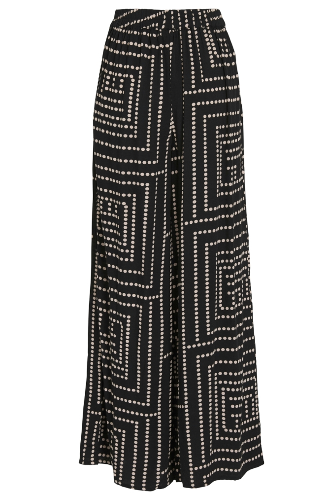 VIFRELLI KLIO HW WIDE PANTS 14105415 BLACK BEAUTY/KLIO